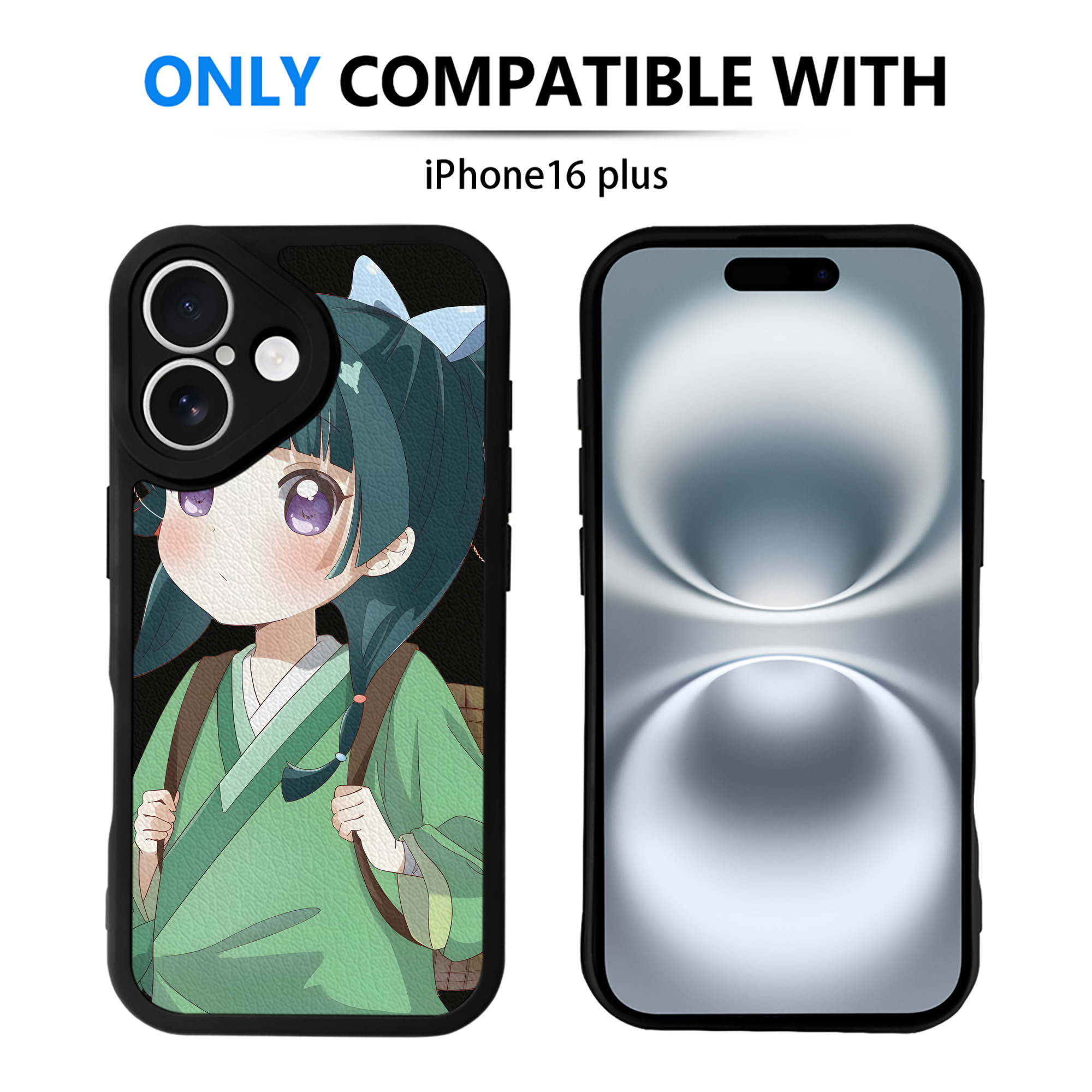 （画像用） 薬屋のひとりごと The Apothecary Diaries 【iPhone 16シリーズ対応】シリコンスマホケース（レザー調） 材質：シリコン